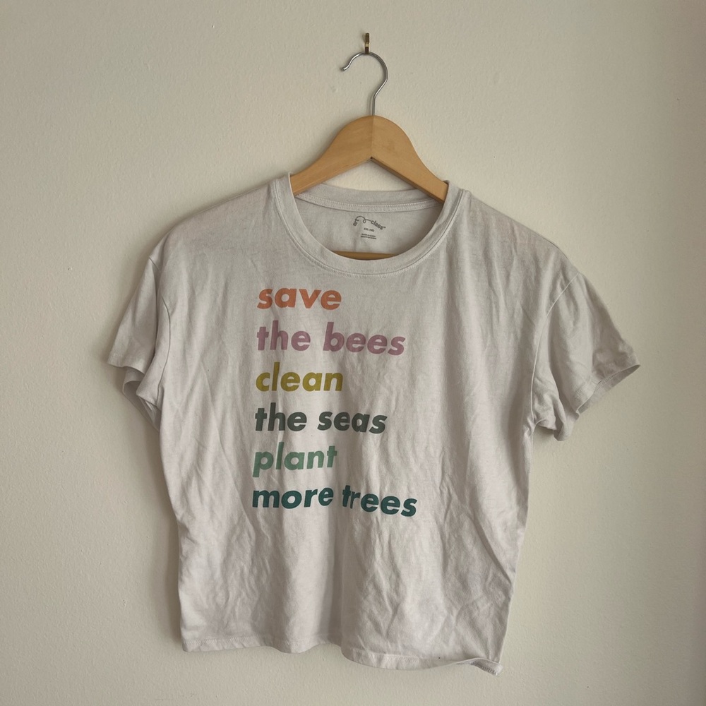 Environmental Sustainability Crop Tshirt